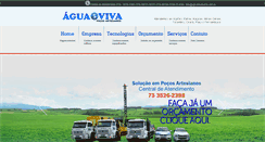 Desktop Screenshot of aguavivabahia.com.br